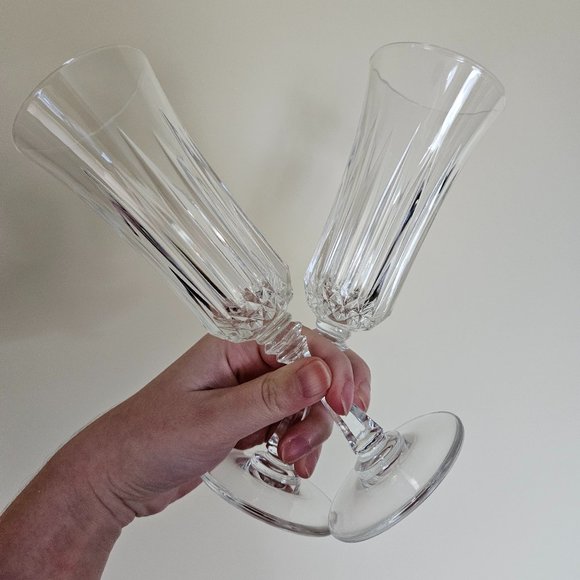 Set of two Champagne Flutes - Picture 1 of 2